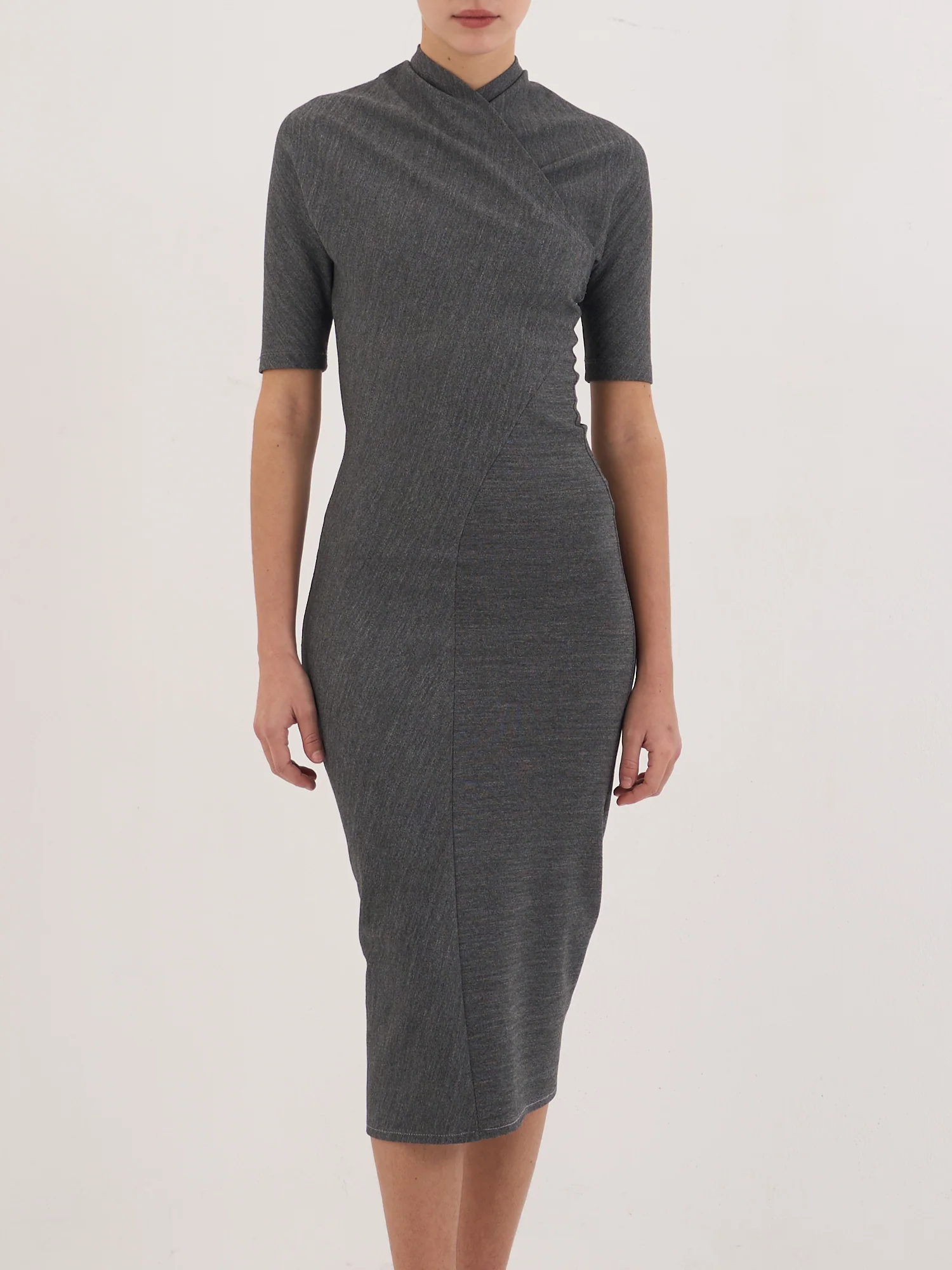 Long Drapée Dress - Image 3