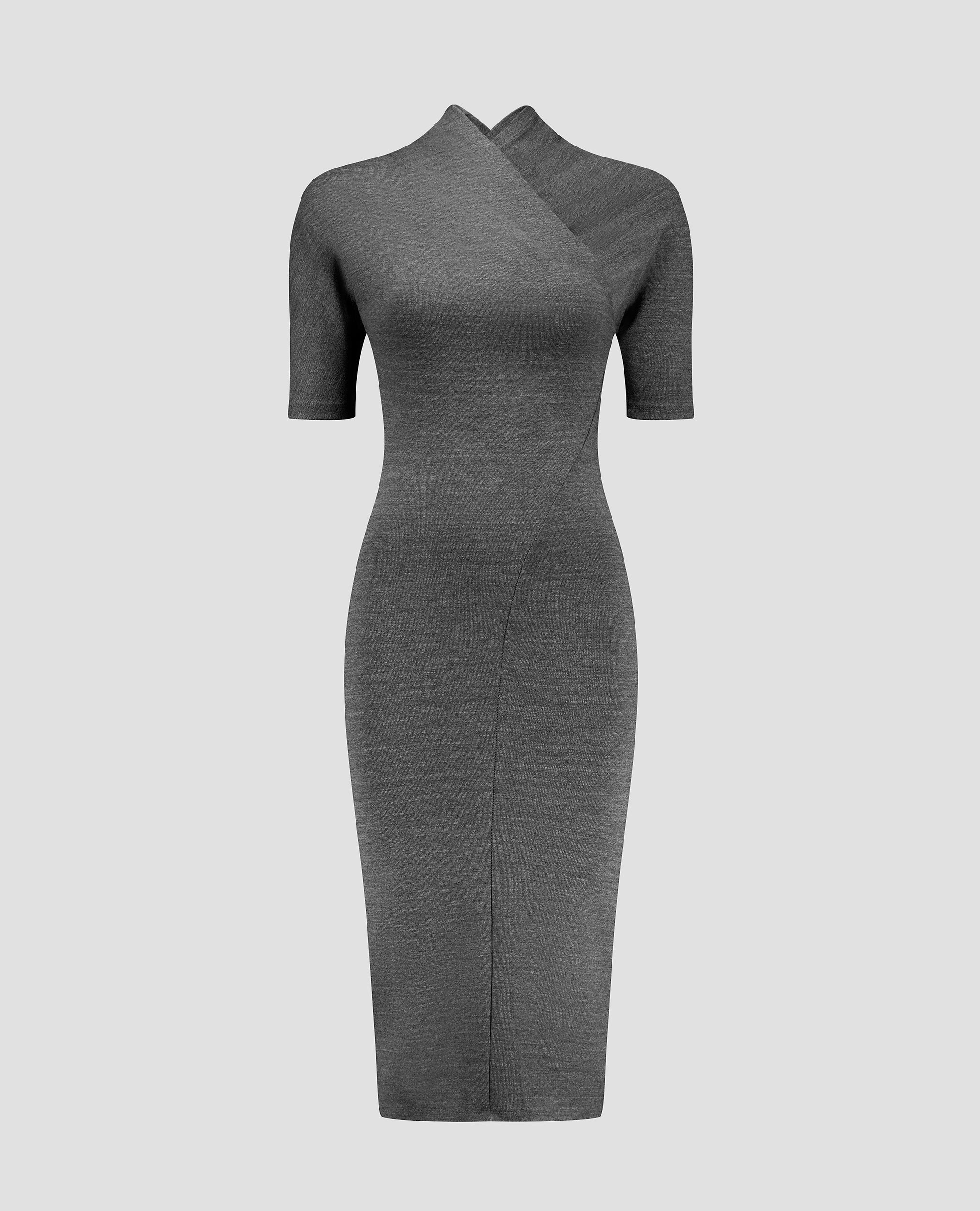 Long Drapée Dress - Image 5